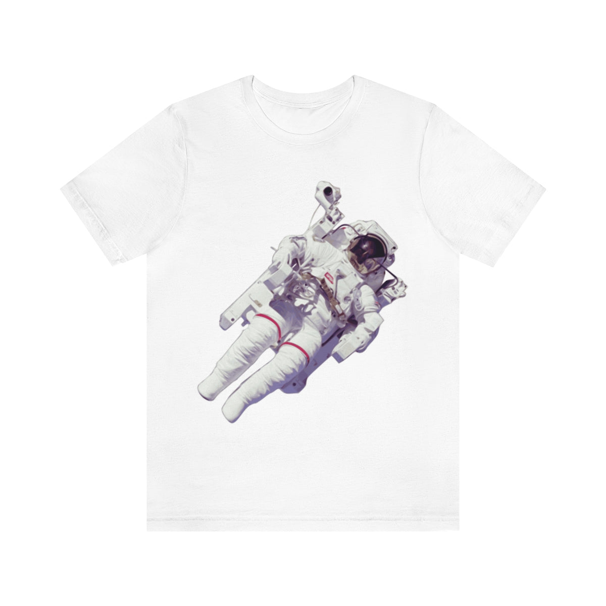 Astronaut In The Space Travel Unisex Jersey Short Sleeve T-Shirt Ichaku [Perfect Gifts Selection]