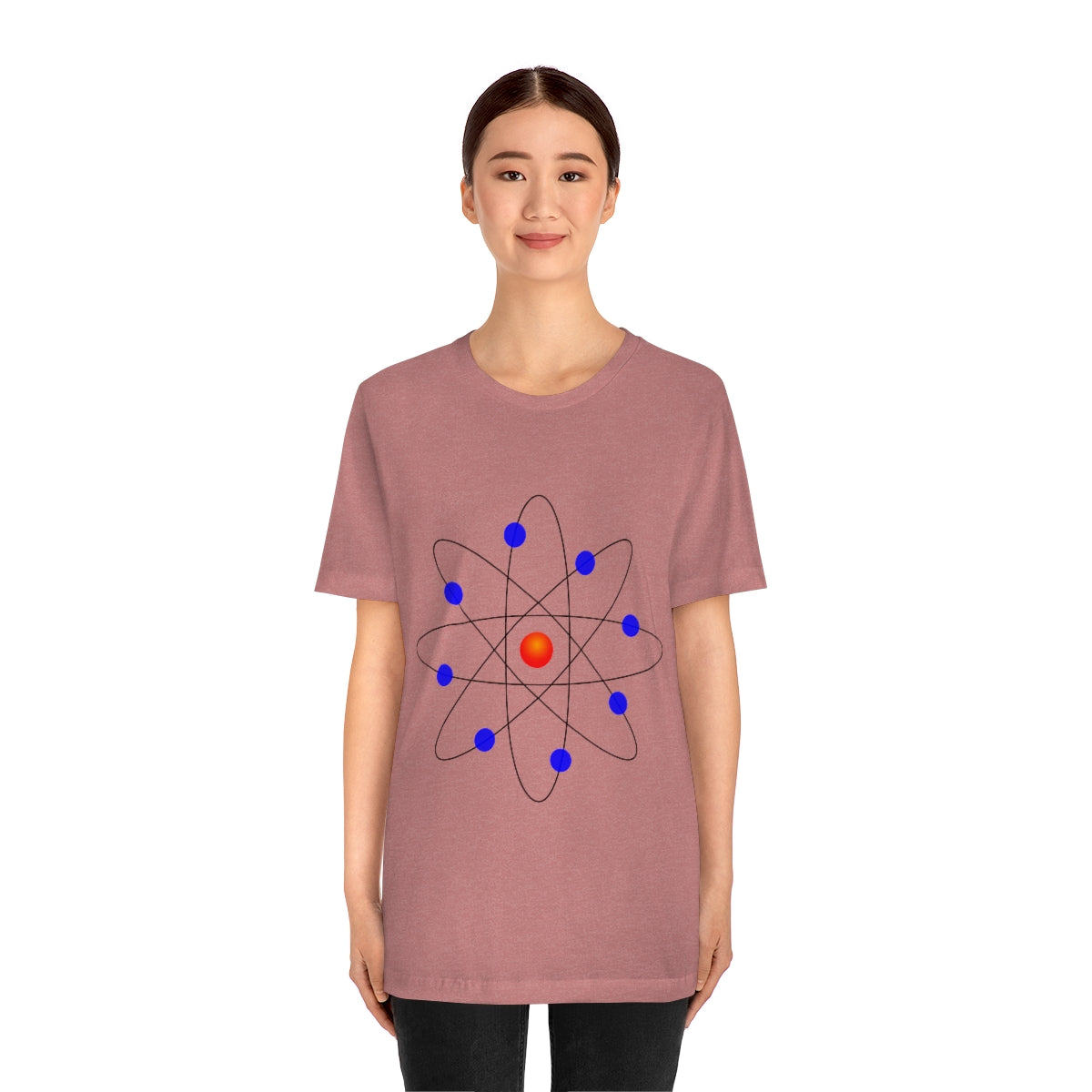 Atom Molecule Physics Chemistry Atomic Funny Science Minimalist Unisex Jersey Short Sleeve T-Shirt Ichaku [Perfect Gifts Selection]