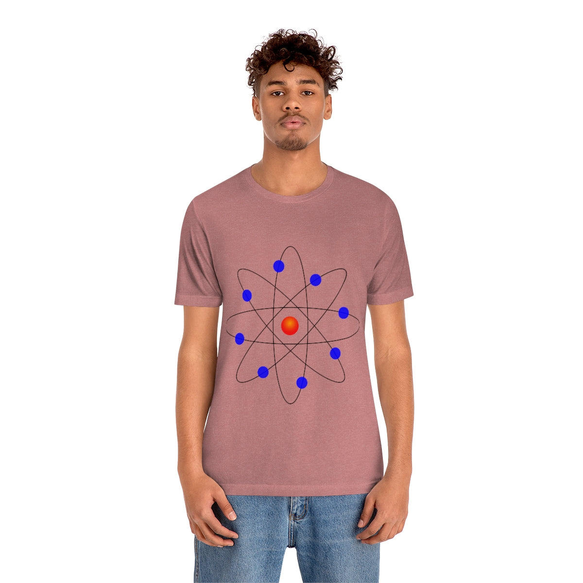 Atom Molecule Physics Chemistry Atomic Funny Science Minimalist Unisex Jersey Short Sleeve T-Shirt Ichaku [Perfect Gifts Selection]