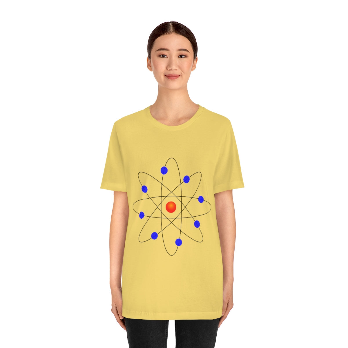 Atom Molecule Physics Chemistry Atomic Funny Science Minimalist Unisex Jersey Short Sleeve T-Shirt Ichaku [Perfect Gifts Selection]