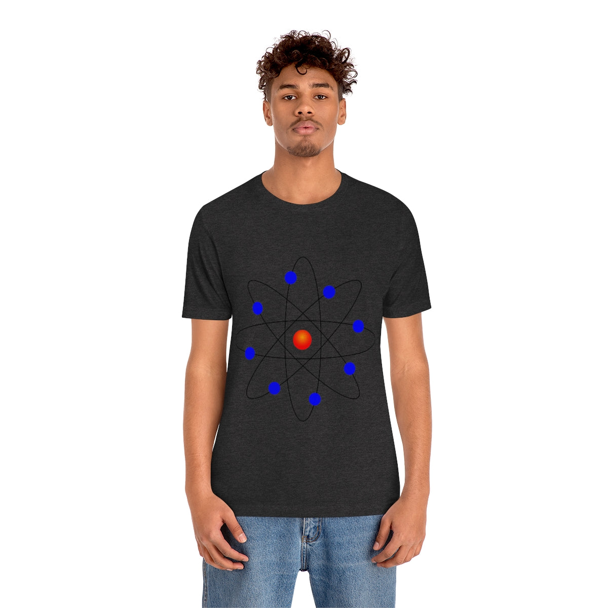 Atom Molecule Physics Chemistry Atomic Funny Science Minimalist Unisex Jersey Short Sleeve T-Shirt Ichaku [Perfect Gifts Selection]