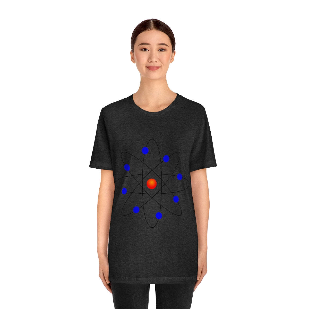 Atom Molecule Physics Chemistry Atomic Funny Science Minimalist Unisex Jersey Short Sleeve T-Shirt Ichaku [Perfect Gifts Selection]