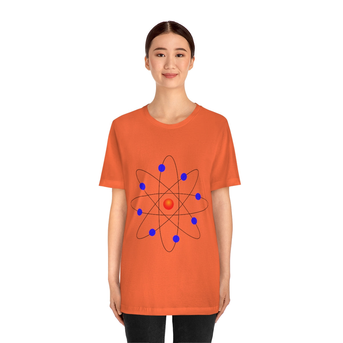 Atom Molecule Physics Chemistry Atomic Funny Science Minimalist Unisex Jersey Short Sleeve T-Shirt Ichaku [Perfect Gifts Selection]