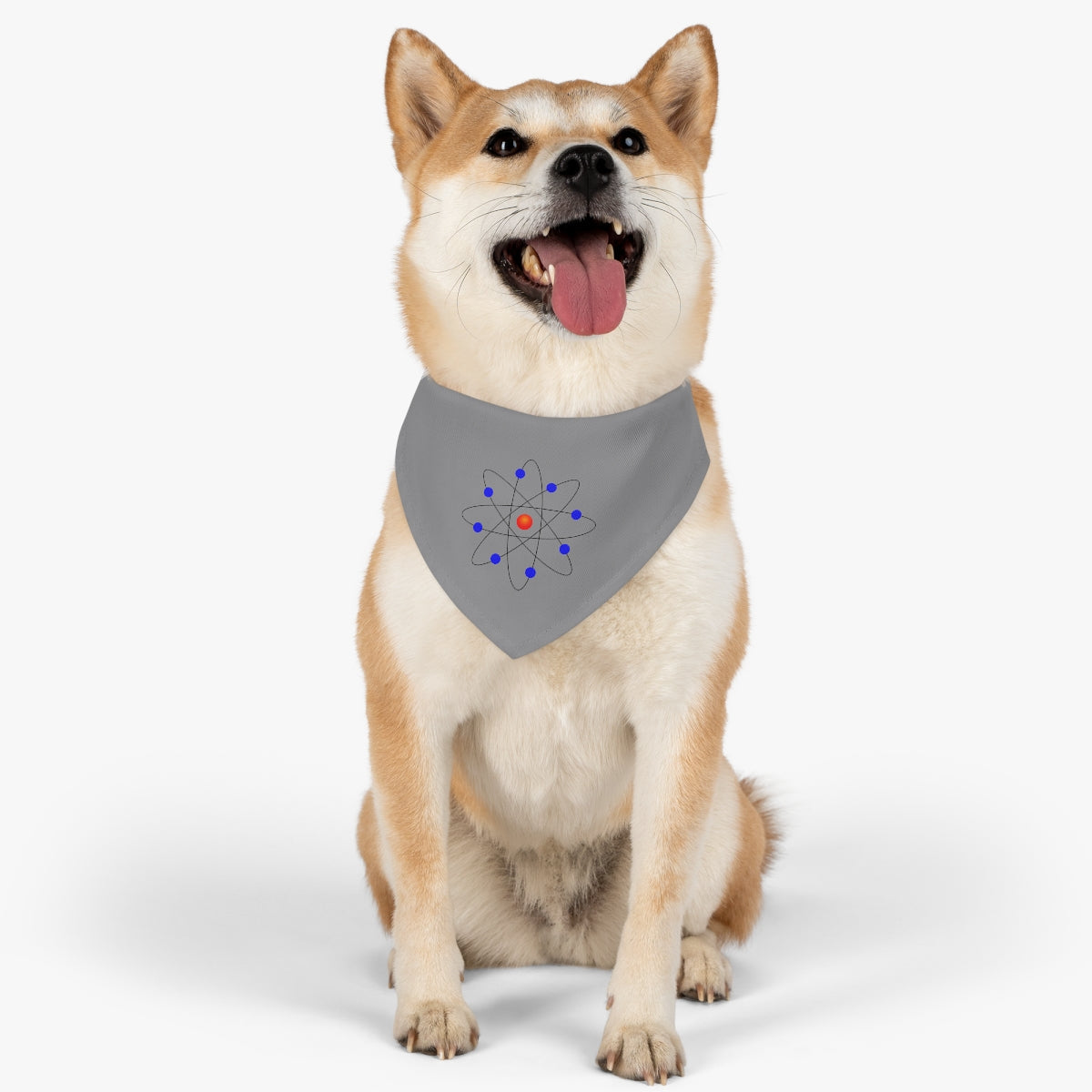 Atom Molecule Physics Chemistry Atomic Funny Science Pet Bandana Collar Ichaku [Perfect Gifts Selection]