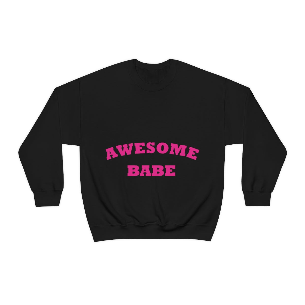 Awesome Babe Strong Feminist Unisex Heavy Blend™ Crewneck Sweatshirt Ichaku [Perfect Gifts Selection]