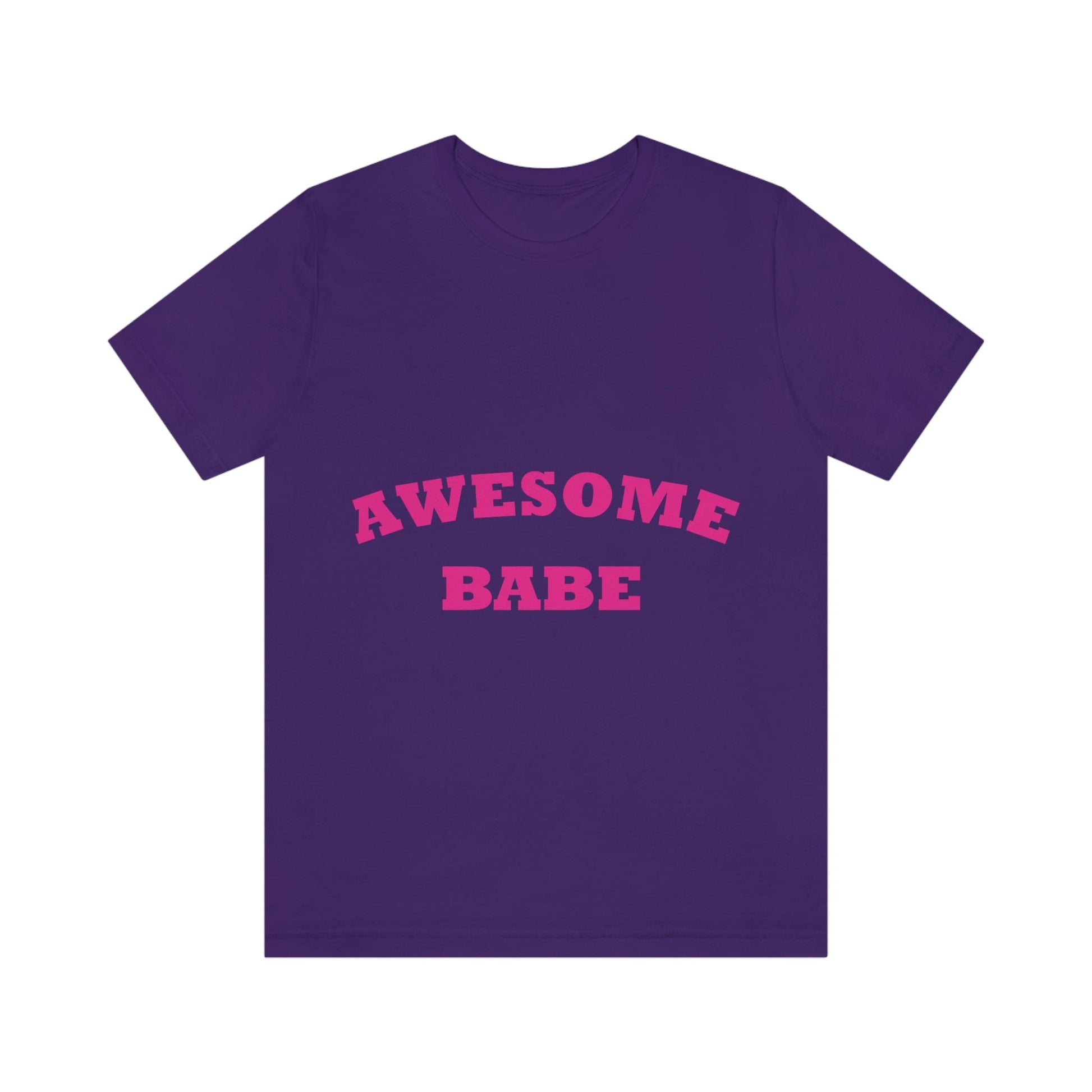 Awesome Babe Strong Feminist Unisex Jersey Short Sleeve T-Shirt Ichaku [Perfect Gifts Selection]