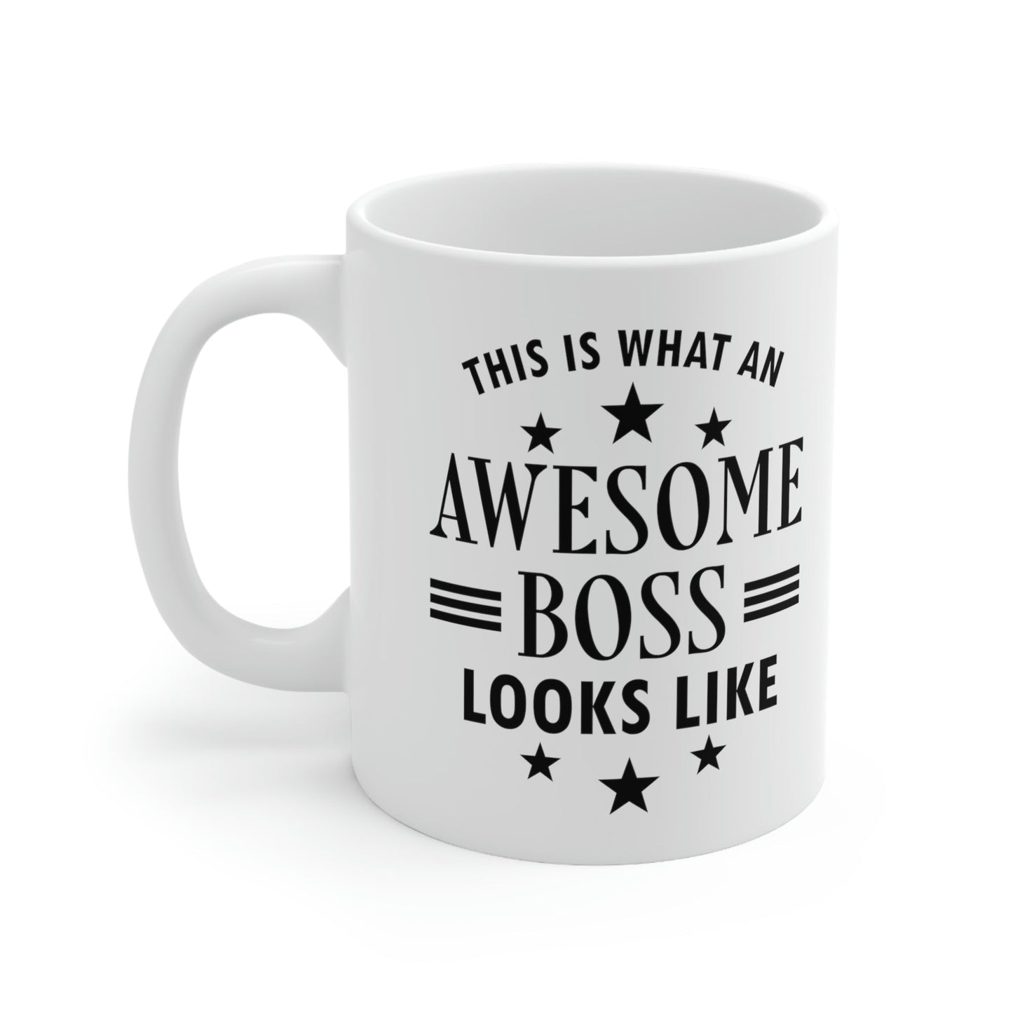 Awesome Boss Funny Slogan Sarcastic Quotes Ceramic Mug 11oz Ichaku [Perfect Gifts Selection]