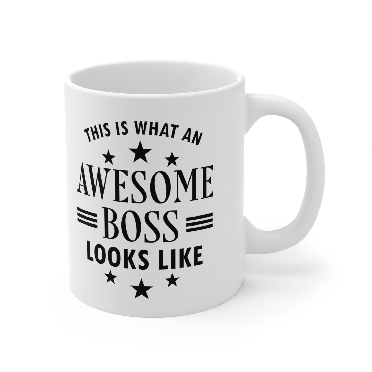 Awesome Boss Funny Slogan Sarcastic Quotes Ceramic Mug 11oz Ichaku [Perfect Gifts Selection]