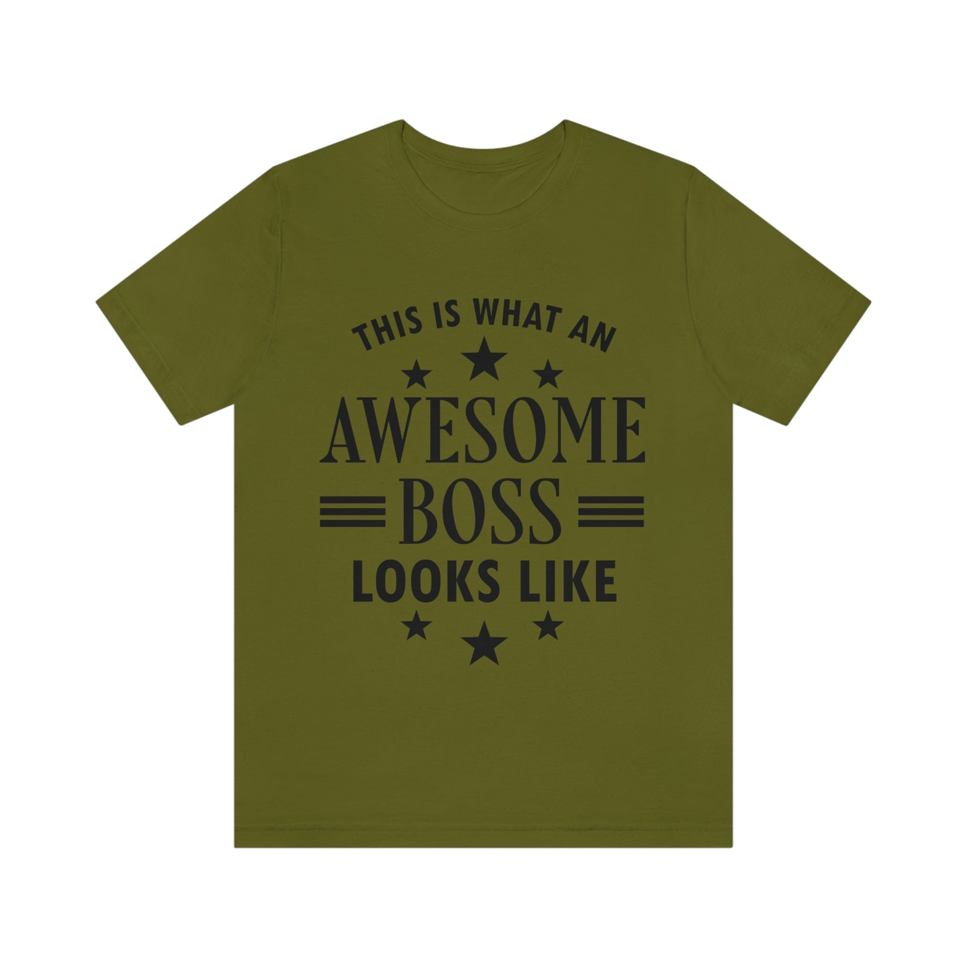 Awesome Boss Funny Slogan Sarcastic Quotes Unisex Jersey Short Sleeve T-Shirt Ichaku [Perfect Gifts Selection]