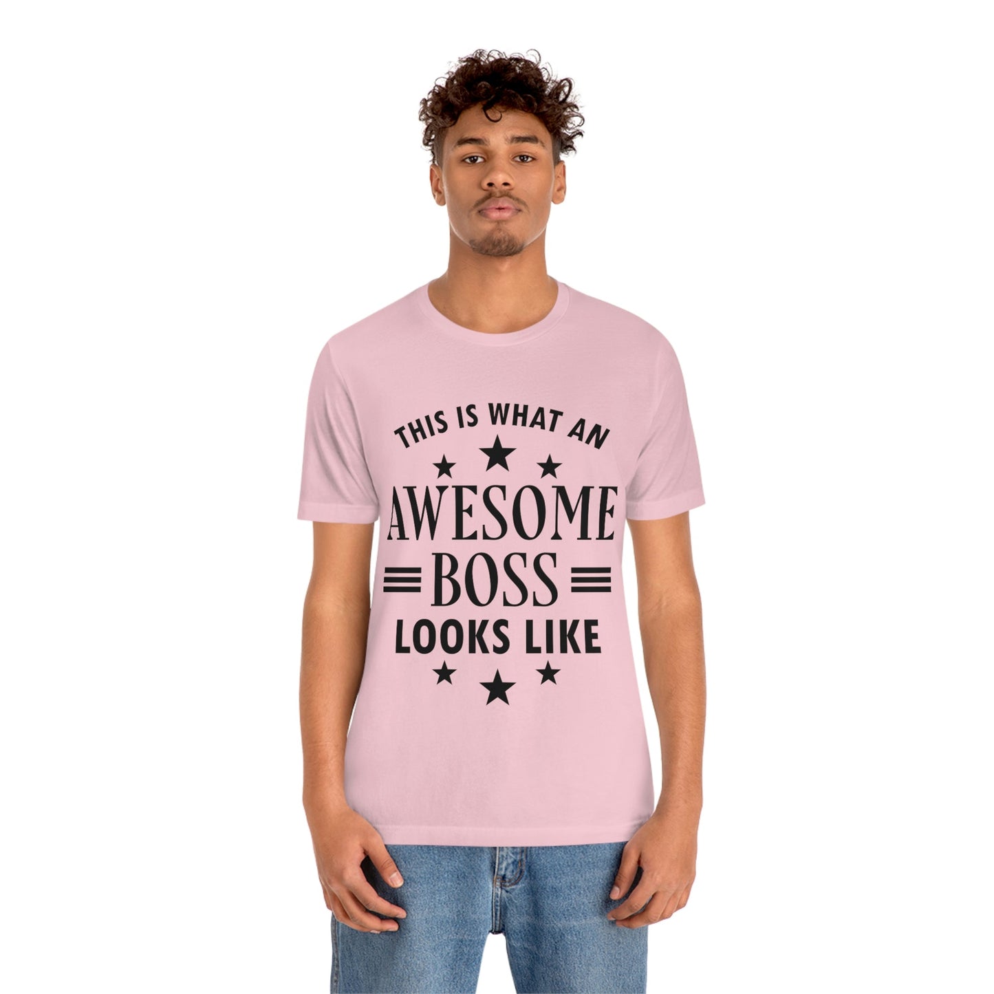 Awesome Boss Funny Slogan Sarcastic Quotes Unisex Jersey Short Sleeve T-Shirt Ichaku [Perfect Gifts Selection]