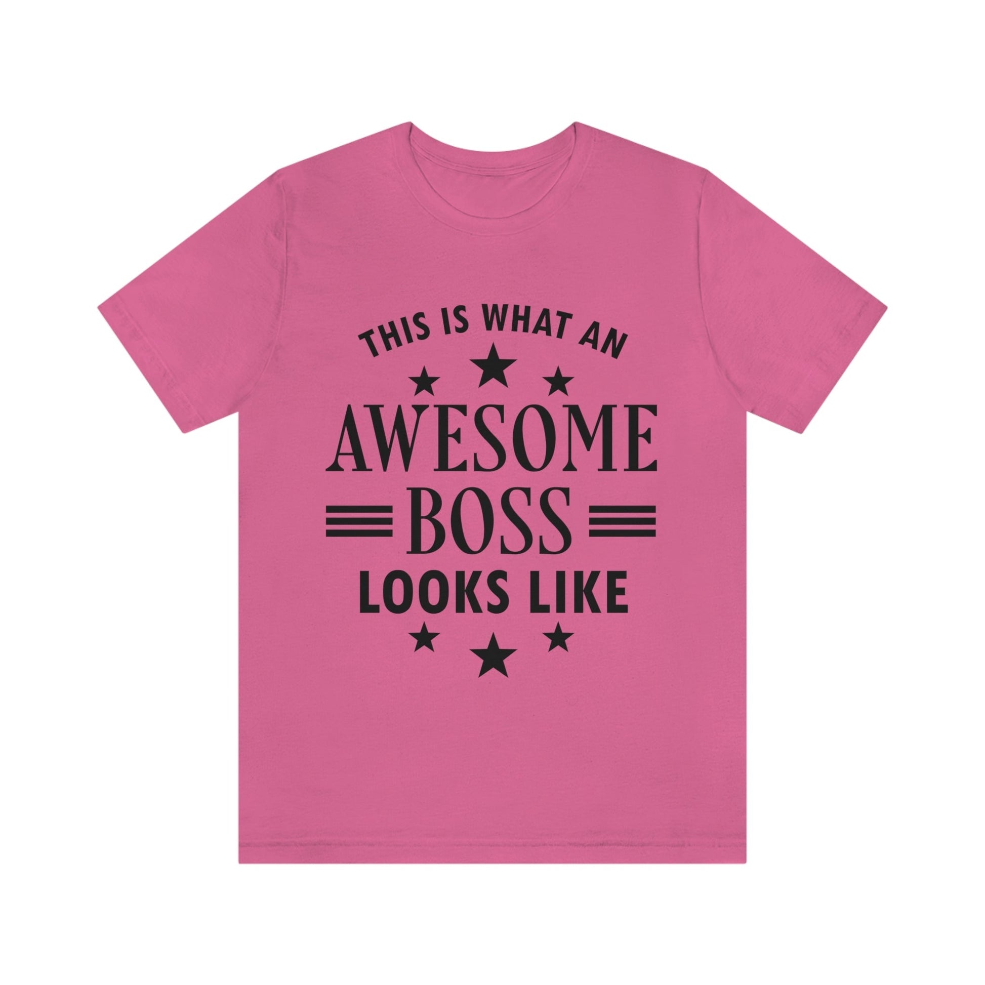 Awesome Boss Funny Slogan Sarcastic Quotes Unisex Jersey Short Sleeve T-Shirt Ichaku [Perfect Gifts Selection]