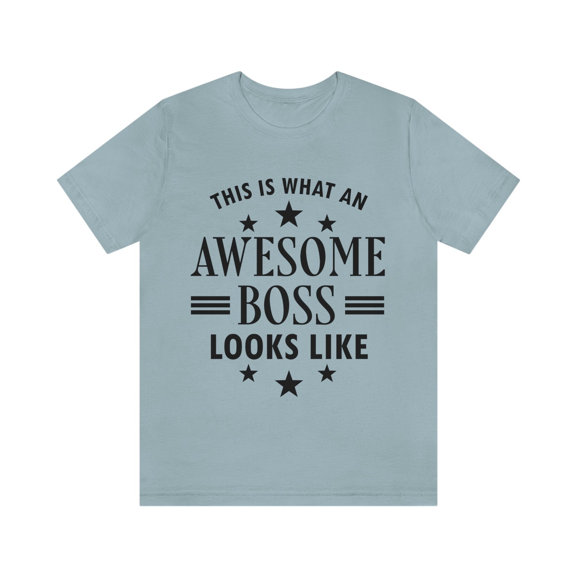 Awesome Boss Funny Slogan Sarcastic Quotes Unisex Jersey Short Sleeve T-Shirt Ichaku [Perfect Gifts Selection]