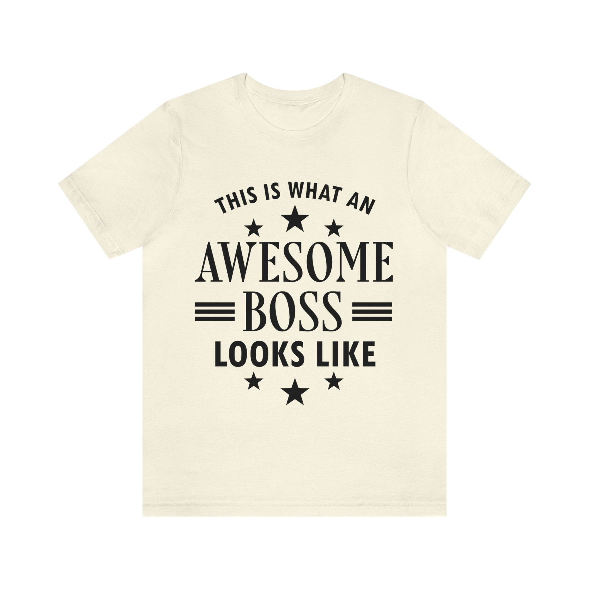 Awesome Boss Funny Slogan Sarcastic Quotes Unisex Jersey Short Sleeve T-Shirt Ichaku [Perfect Gifts Selection]