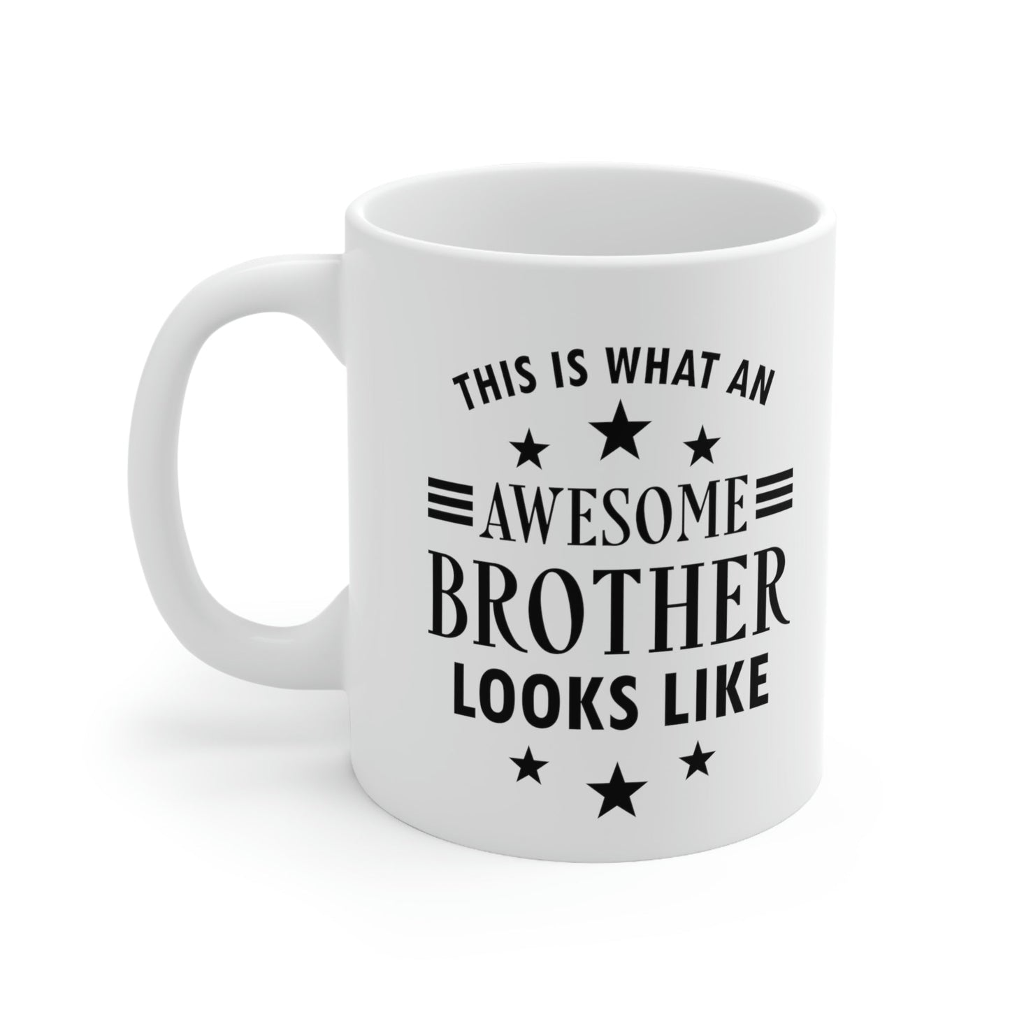 Awesome Brother Funny Slogan Sarcastic Quotes Ceramic Mug 11oz Ichaku [Perfect Gifts Selection]