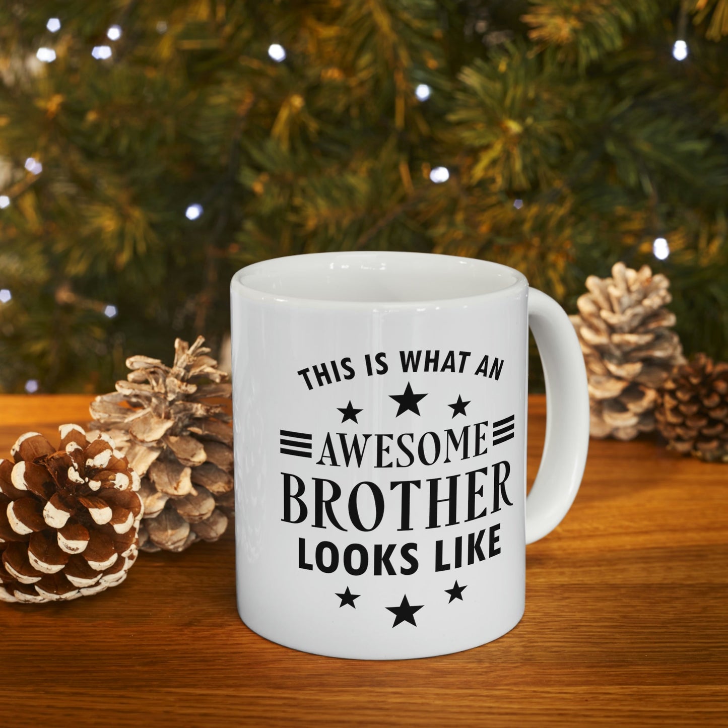 Awesome Brother Funny Slogan Sarcastic Quotes Ceramic Mug 11oz Ichaku [Perfect Gifts Selection]