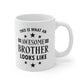 Awesome Brother Funny Slogan Sarcastic Quotes Ceramic Mug 11oz Ichaku [Perfect Gifts Selection]