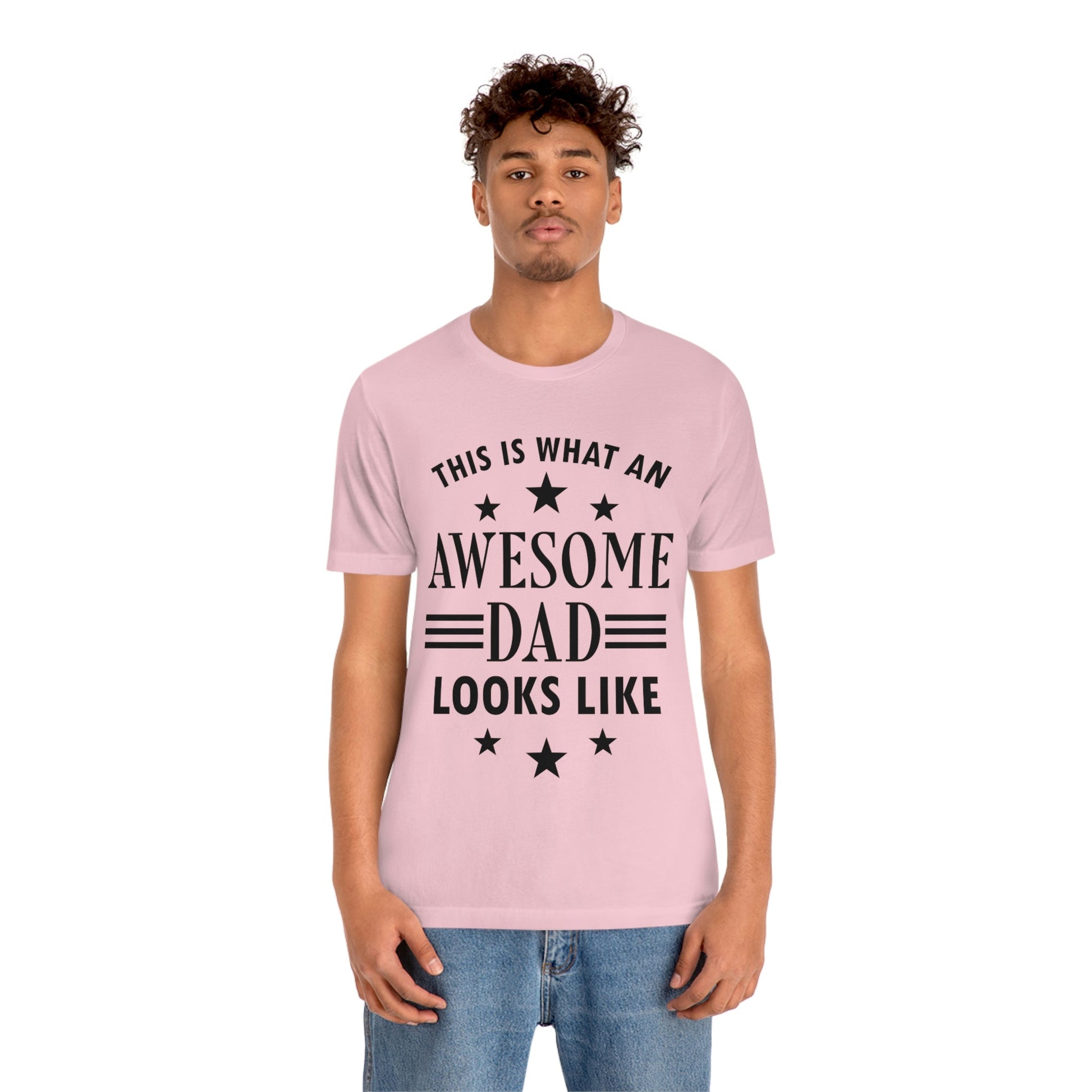 Awesome Dad Funny Slogan Sarcastic Quotes Unisex Jersey Short Sleeve T-Shirt Ichaku [Perfect Gifts Selection]