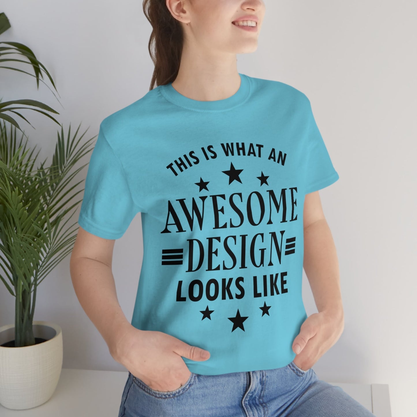 Awesome Design Funny Slogan Sarcastic Quotes Unisex Jersey Short Sleeve T-Shirt Ichaku [Perfect Gifts Selection]