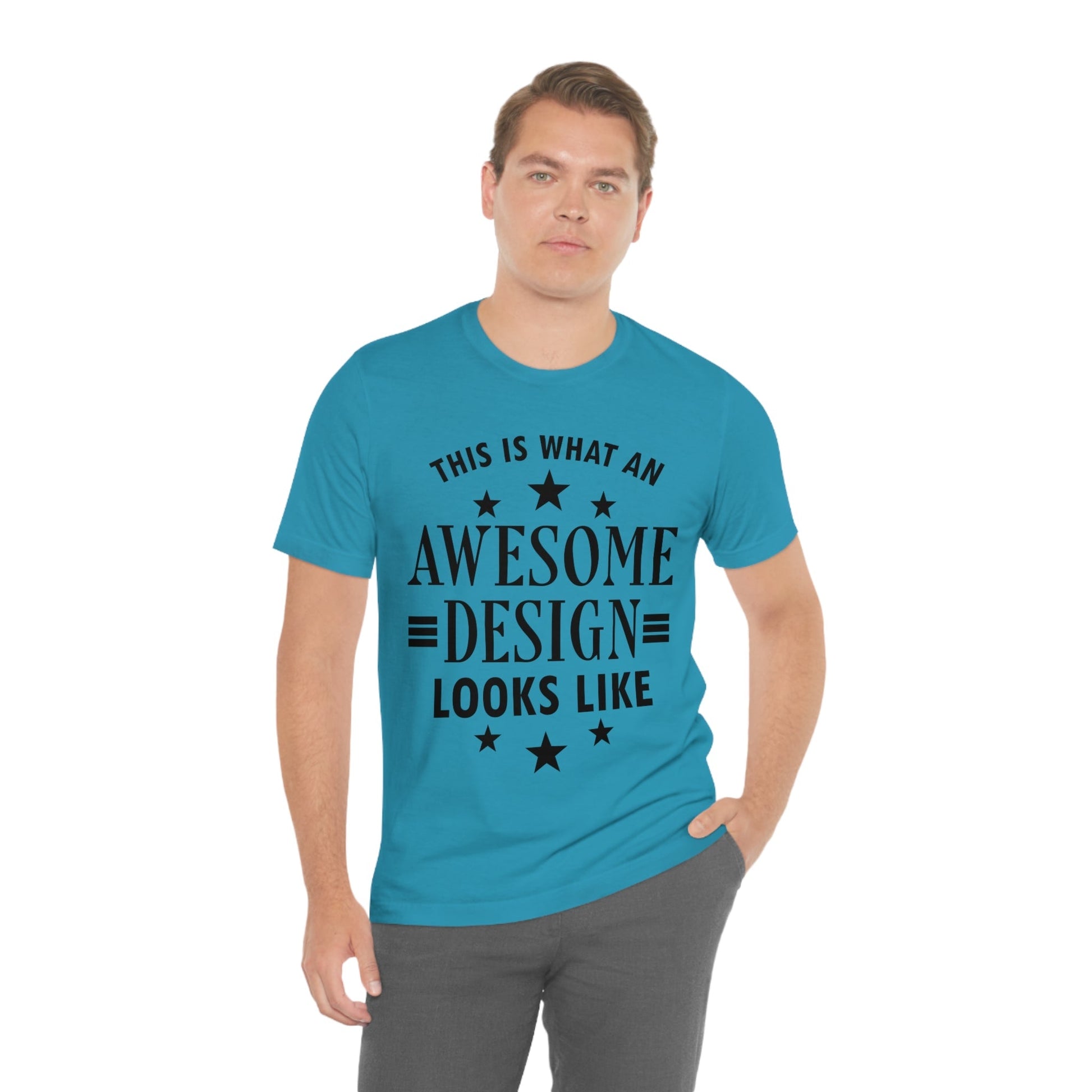 Awesome Design Funny Slogan Sarcastic Quotes Unisex Jersey Short Sleeve T-Shirt Ichaku [Perfect Gifts Selection]