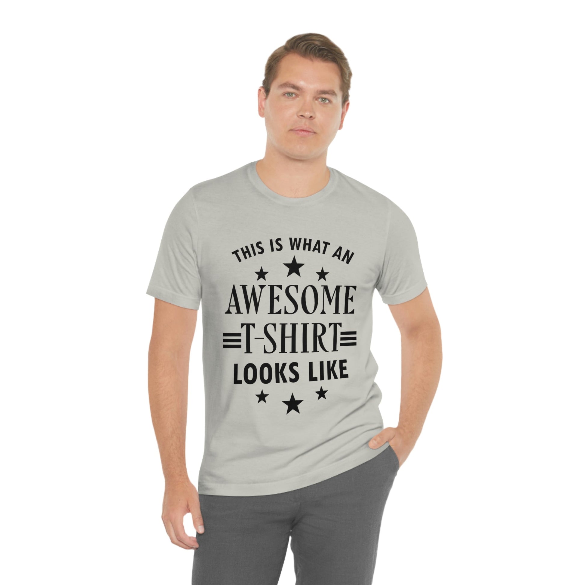 Awesome Funny Slogan Sarcastic Quotes Unisex Jersey Short Sleeve T-Shirt Ichaku [Perfect Gifts Selection]