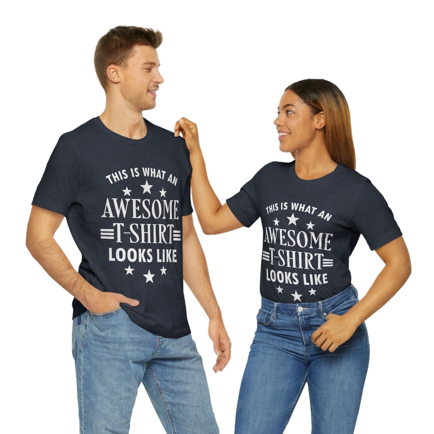 Awesome Funny Slogan Sarcastic Quotes Unisex Jersey Short Sleeve T-Shirt Ichaku [Perfect Gifts Selection]