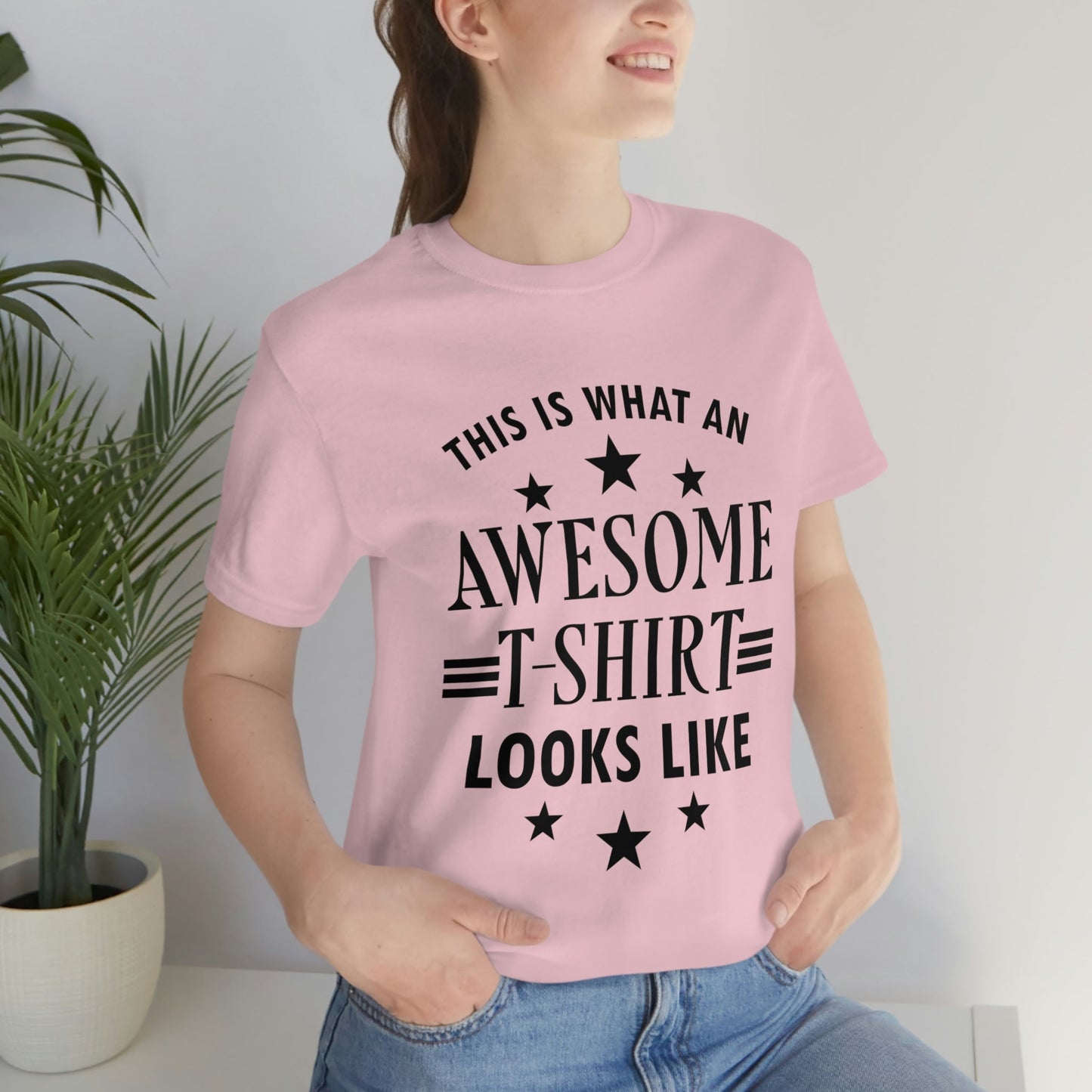 Awesome Funny Slogan Sarcastic Quotes Unisex Jersey Short Sleeve T-Shirt Ichaku [Perfect Gifts Selection]