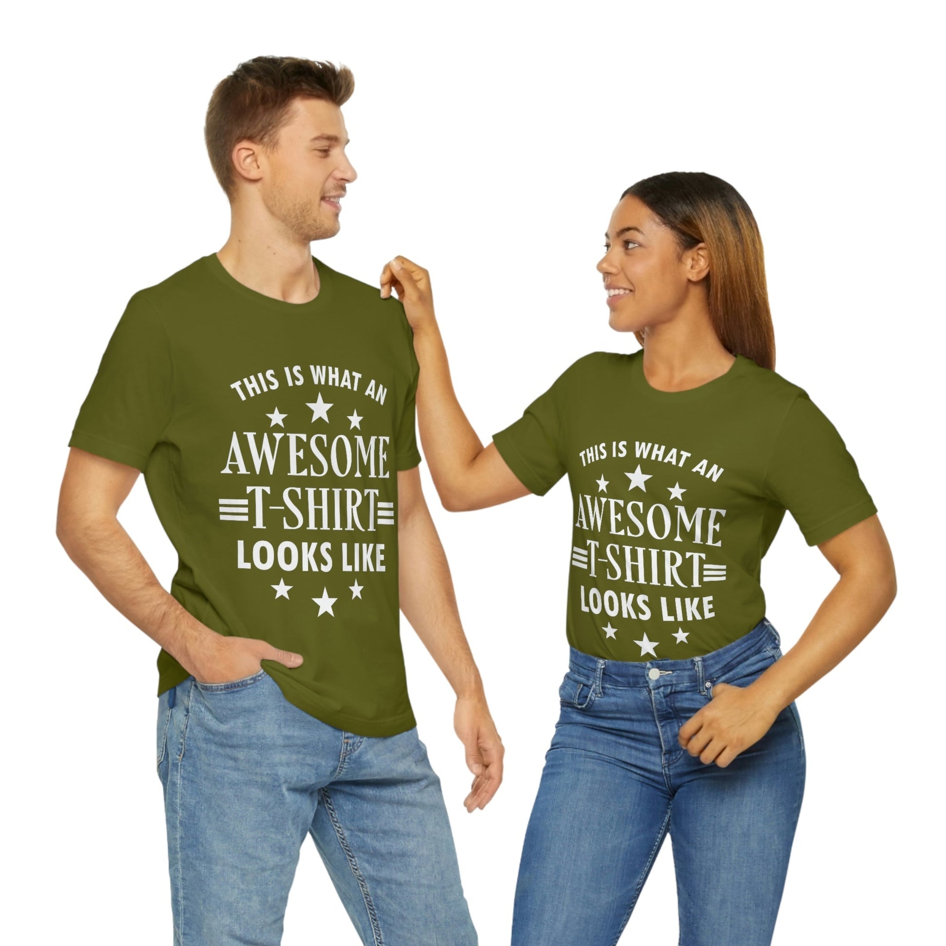 Awesome Funny Slogan Sarcastic Quotes Unisex Jersey Short Sleeve T-Shirt Ichaku [Perfect Gifts Selection]