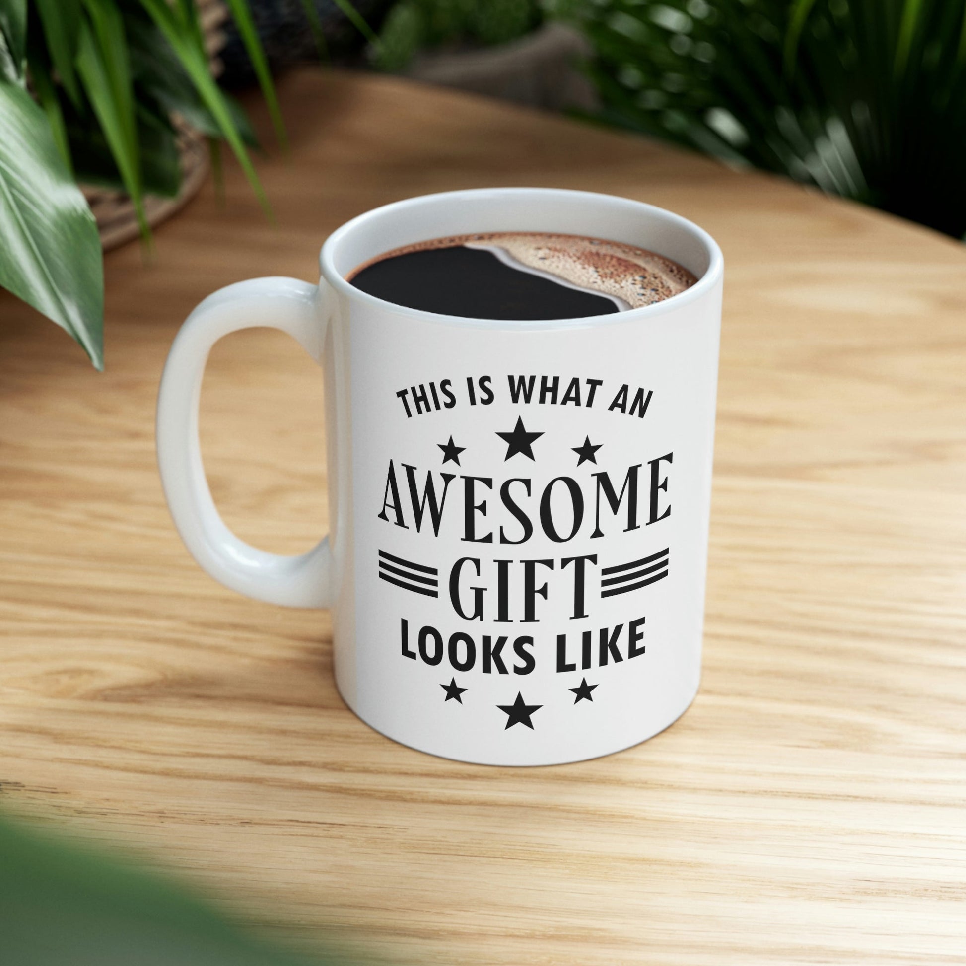 Awesome Gift Looks Like Funny Slogan Sarcastic Quotes Ceramic Mug 11oz Ichaku [Perfect Gifts Selection]