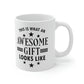 Awesome Gift Looks Like Funny Slogan Sarcastic Quotes Ceramic Mug 11oz Ichaku [Perfect Gifts Selection]