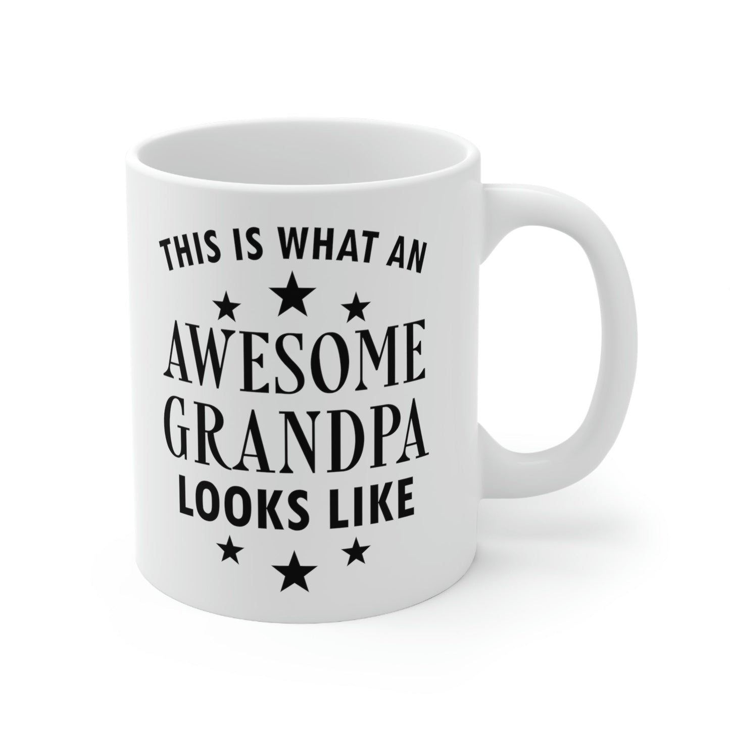 Awesome Grandfather Funny Slogan Sarcastic Quotes Ceramic Mug 11oz Ichaku [Perfect Gifts Selection]