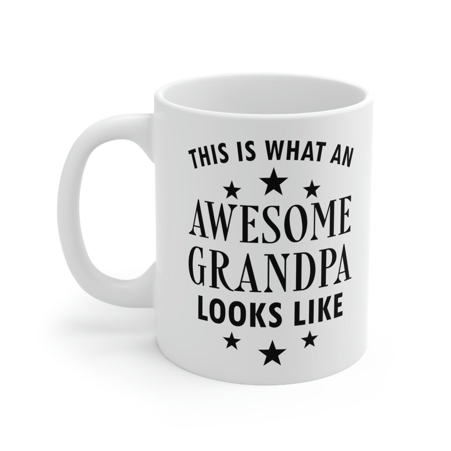 Awesome Grandfather Funny Slogan Sarcastic Quotes Ceramic Mug 11oz Ichaku [Perfect Gifts Selection]