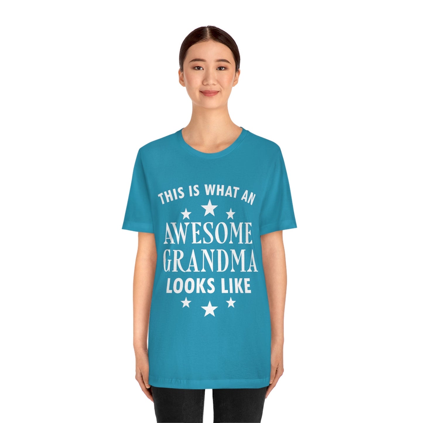 Awesome Grandmother Funny Slogan Sarcastic Quotes Unisex Jersey Short Sleeve T-Shirt Ichaku [Perfect Gifts Selection]