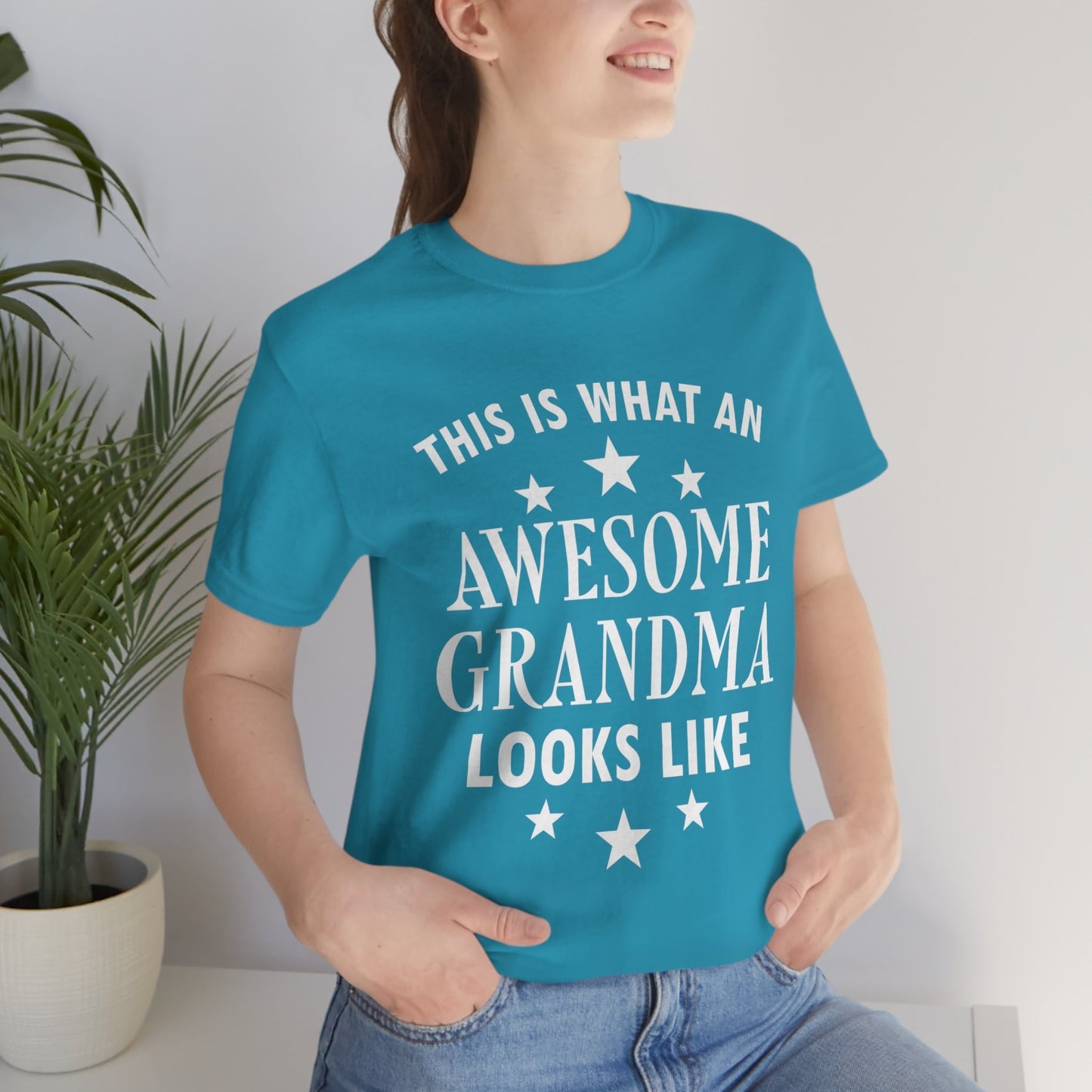 Awesome Grandmother Funny Slogan Sarcastic Quotes Unisex Jersey Short Sleeve T-Shirt Ichaku [Perfect Gifts Selection]