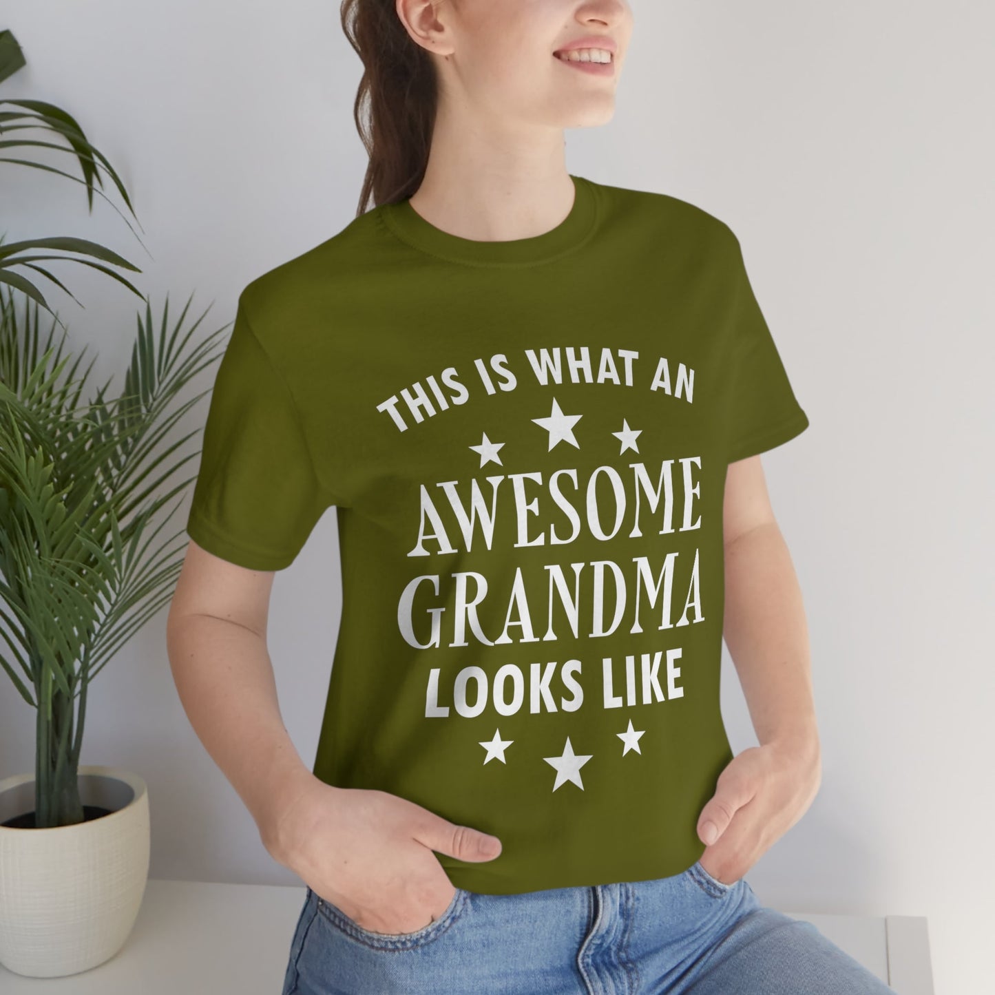 Awesome Grandmother Funny Slogan Sarcastic Quotes Unisex Jersey Short Sleeve T-Shirt Ichaku [Perfect Gifts Selection]