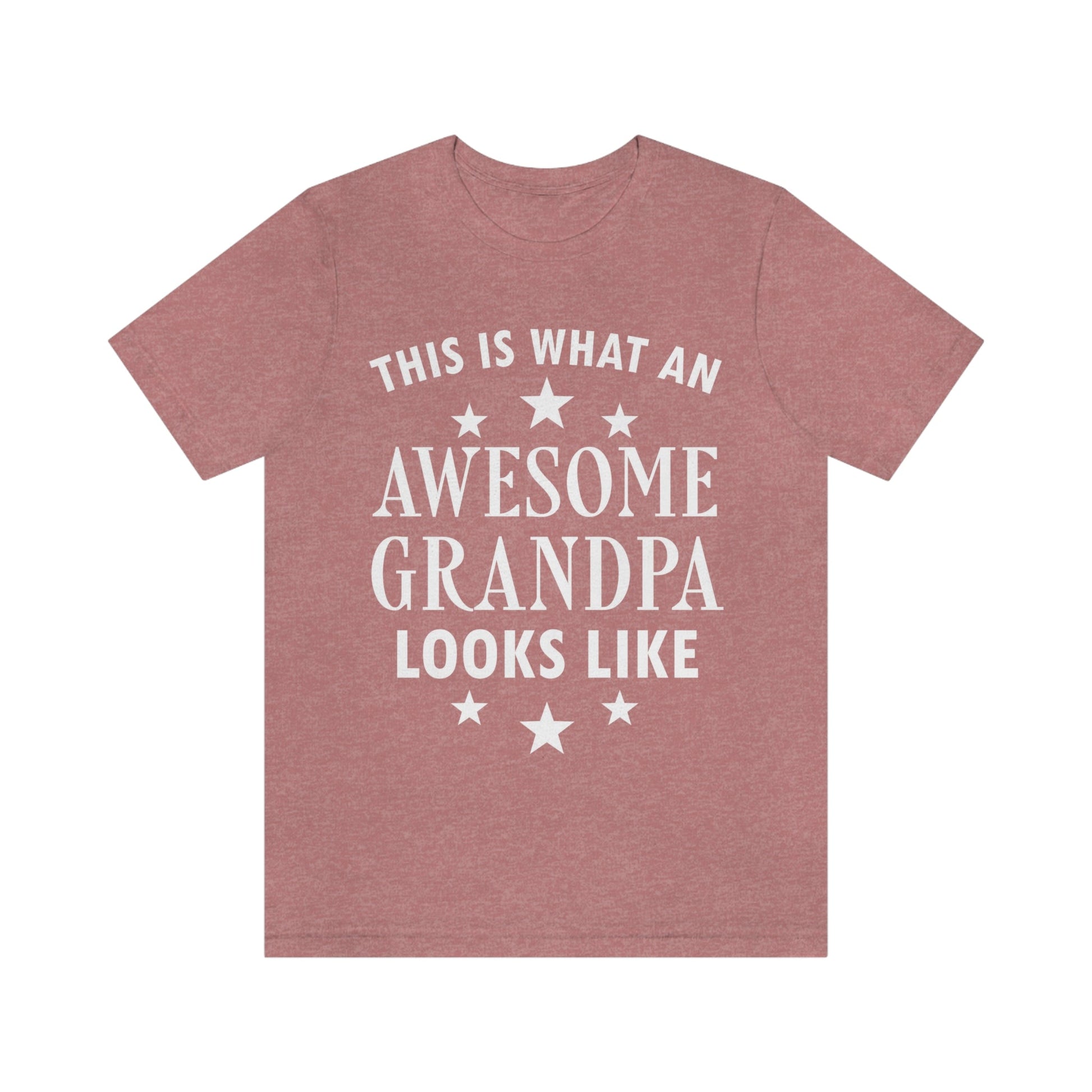 Awesome Grandpa Funny Slogan Sarcastic Quotes Unisex Jersey Short Sleeve T-Shirt Ichaku [Perfect Gifts Selection]