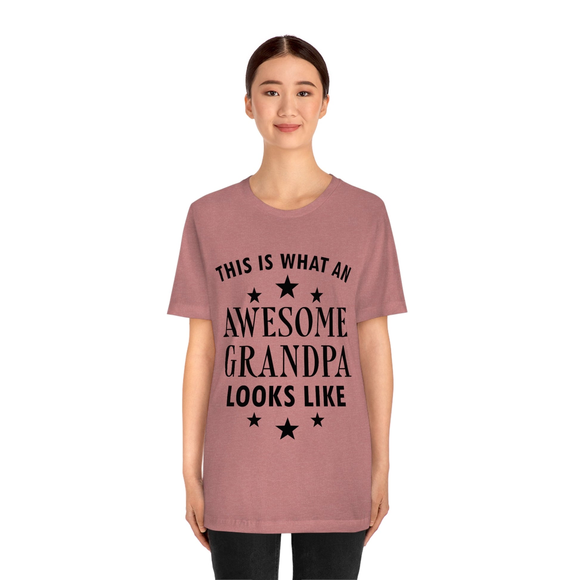 Awesome Grandpa Funny Slogan Sarcastic Quotes Unisex Jersey Short Sleeve T-Shirt Ichaku [Perfect Gifts Selection]