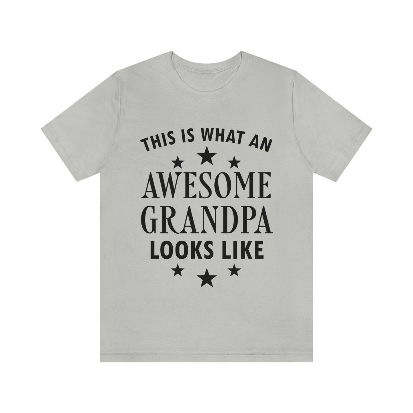 Awesome Grandpa Funny Slogan Sarcastic Quotes Unisex Jersey Short Sleeve T-Shirt Ichaku [Perfect Gifts Selection]