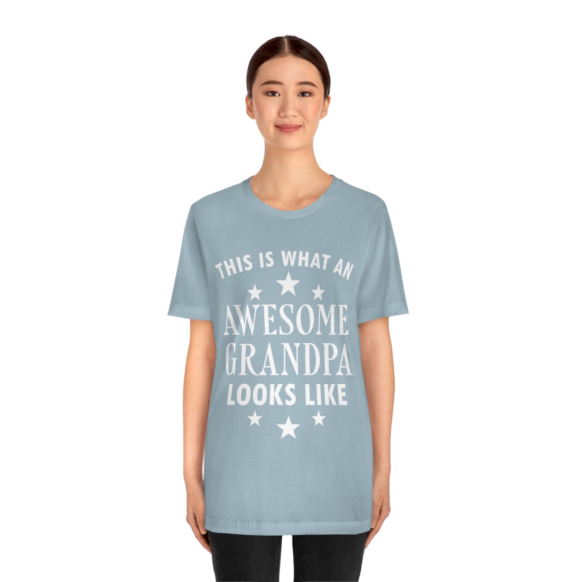 Awesome Grandpa Funny Slogan Sarcastic Quotes Unisex Jersey Short Sleeve T-Shirt Ichaku [Perfect Gifts Selection]