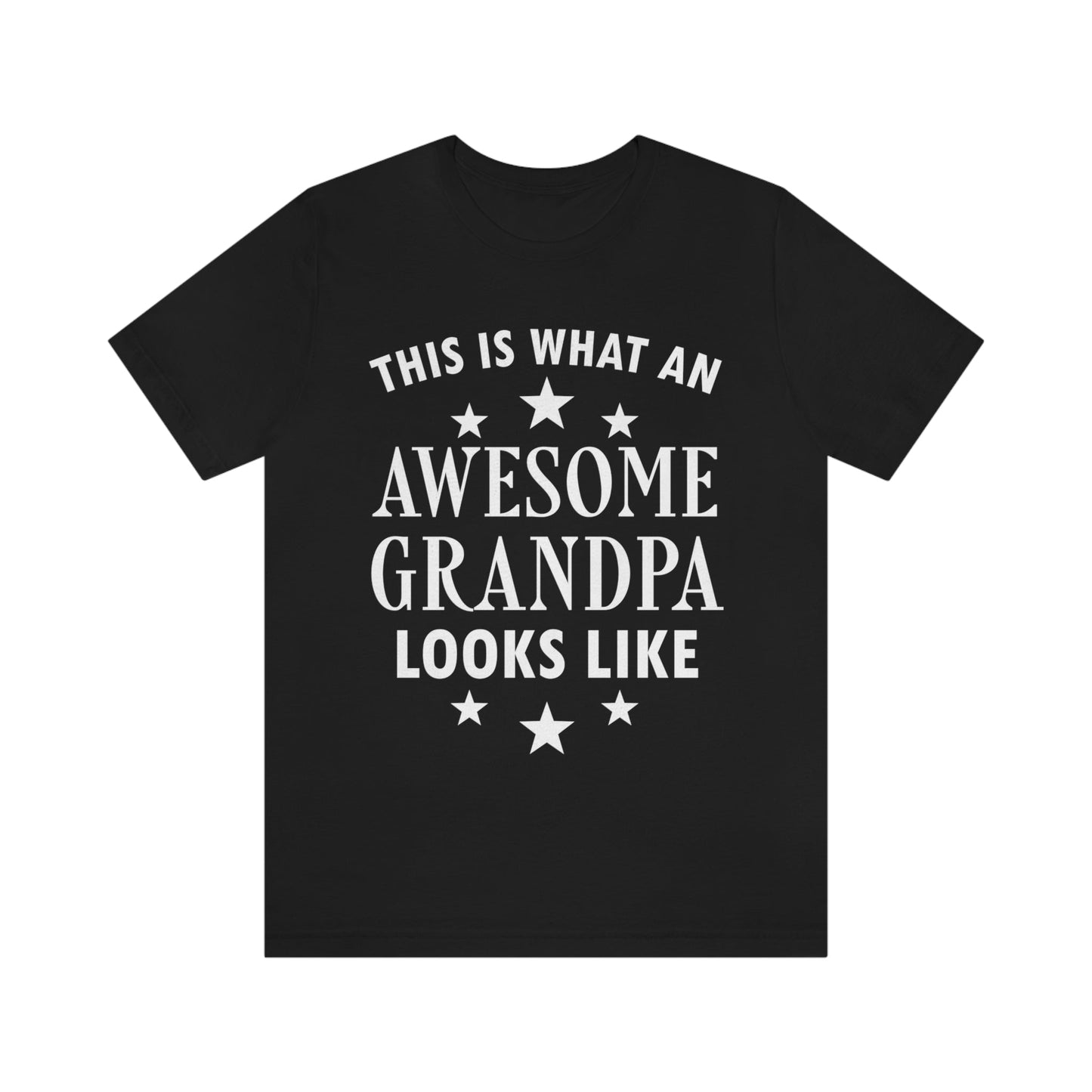 Awesome Grandpa Funny Slogan Sarcastic Quotes Unisex Jersey Short Sleeve T-Shirt Ichaku [Perfect Gifts Selection]