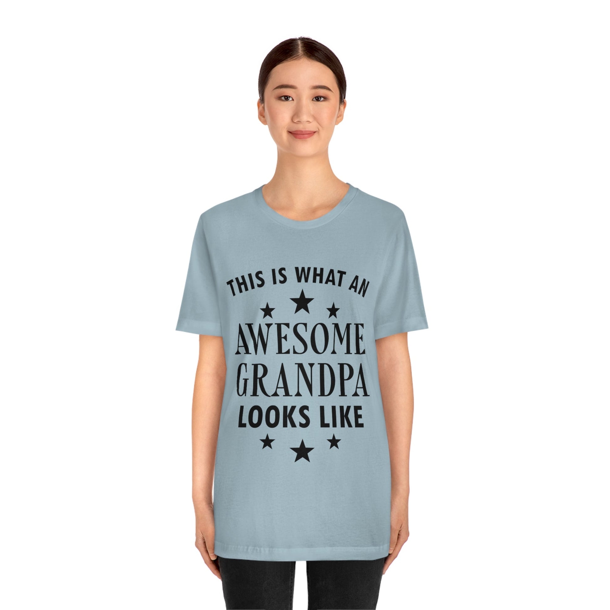 Awesome Grandpa Funny Slogan Sarcastic Quotes Unisex Jersey Short Sleeve T-Shirt Ichaku [Perfect Gifts Selection]