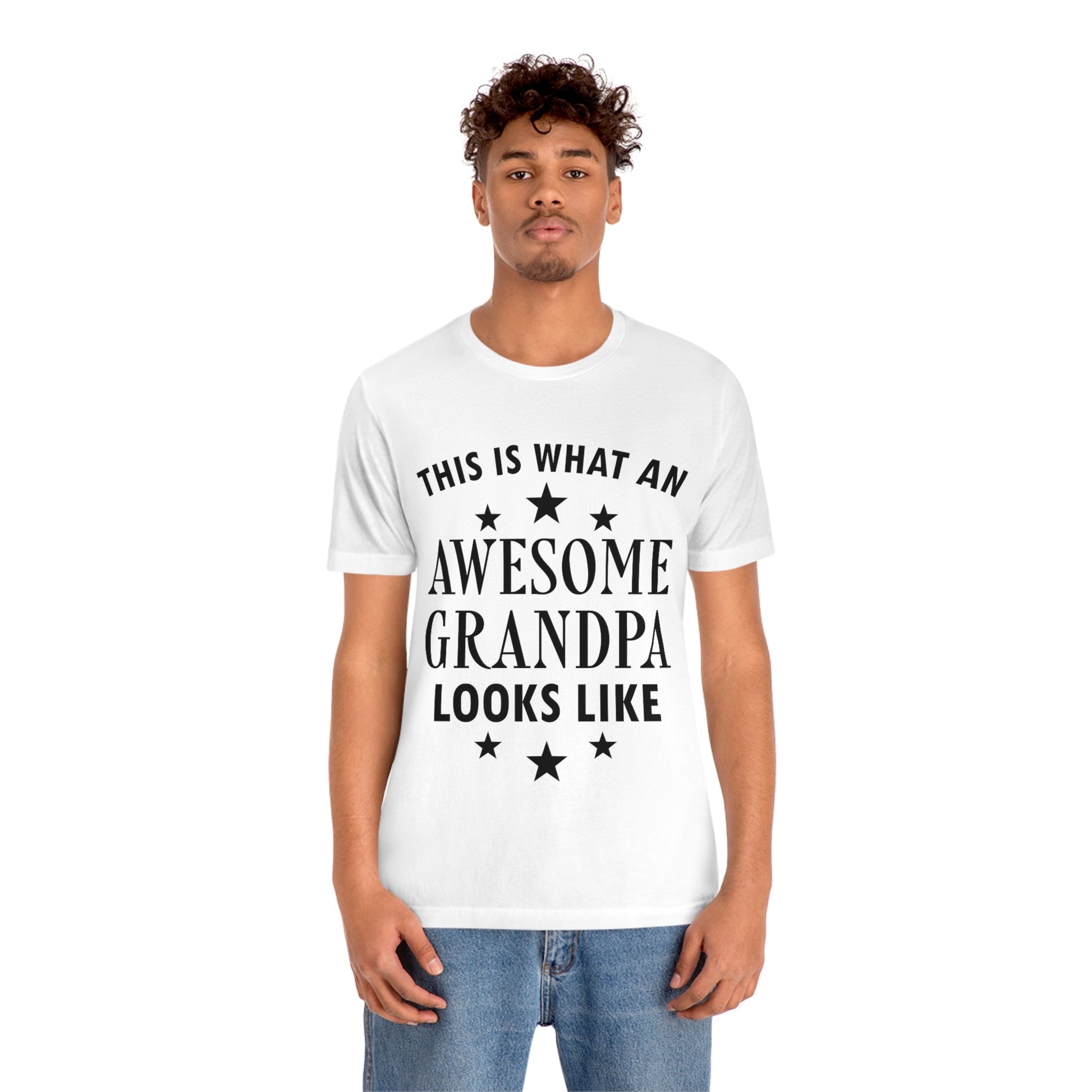 Awesome Grandpa Funny Slogan Sarcastic Quotes Unisex Jersey Short Sleeve T-Shirt Ichaku [Perfect Gifts Selection]