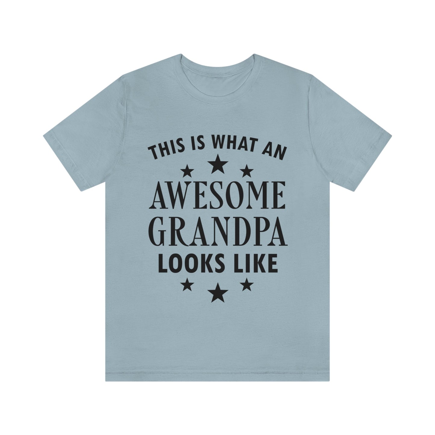 Awesome Grandpa Funny Slogan Sarcastic Quotes Unisex Jersey Short Sleeve T-Shirt Ichaku [Perfect Gifts Selection]