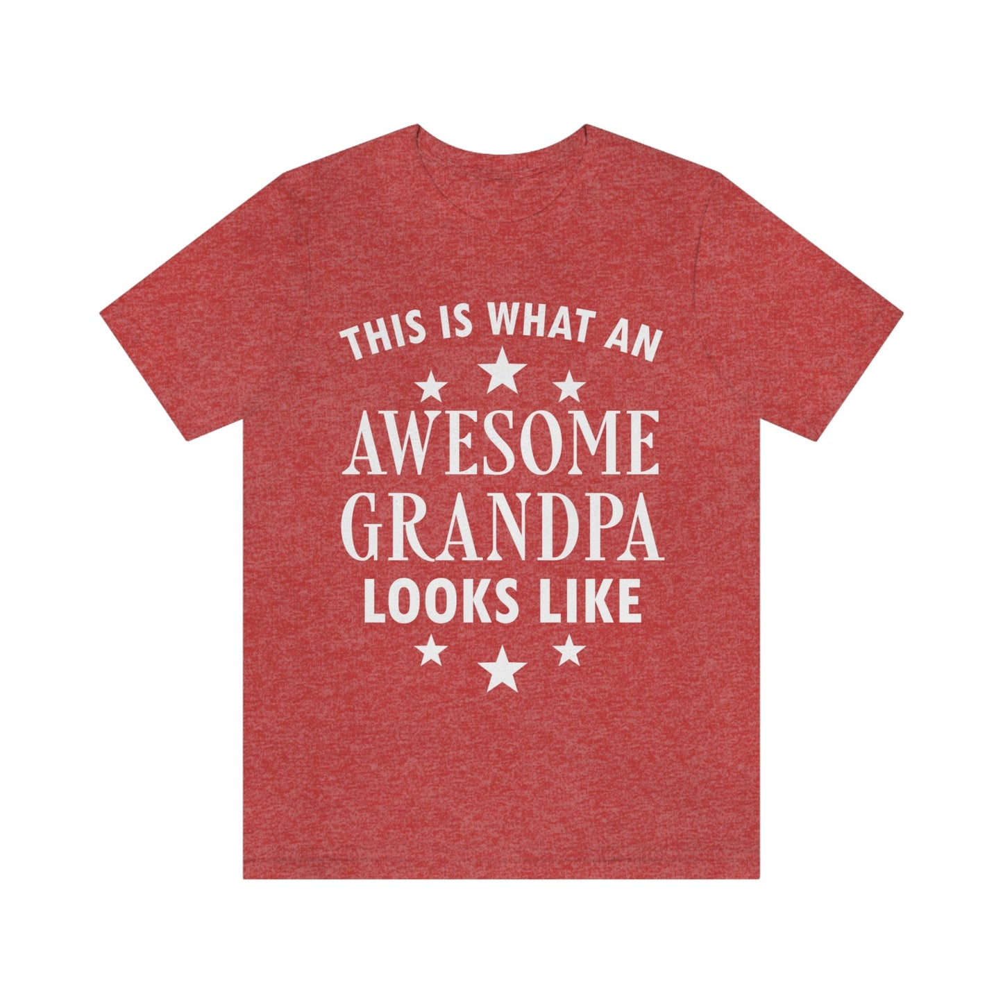 Awesome Grandpa Funny Slogan Sarcastic Quotes Unisex Jersey Short Sleeve T-Shirt Ichaku [Perfect Gifts Selection]