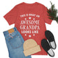 Awesome Grandpa Funny Slogan Sarcastic Quotes Unisex Jersey Short Sleeve T-Shirt Ichaku [Perfect Gifts Selection]