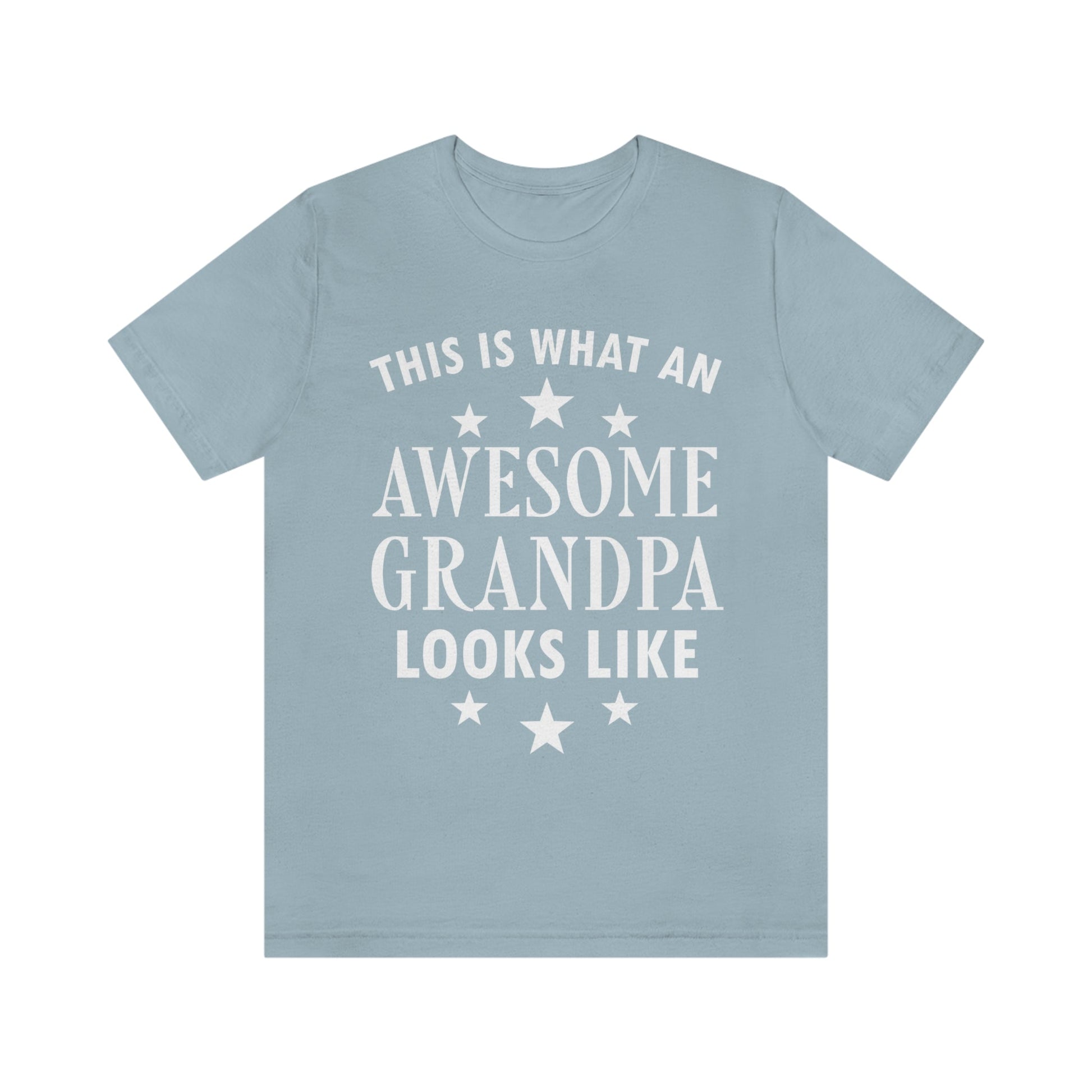 Awesome Grandpa Funny Slogan Sarcastic Quotes Unisex Jersey Short Sleeve T-Shirt Ichaku [Perfect Gifts Selection]