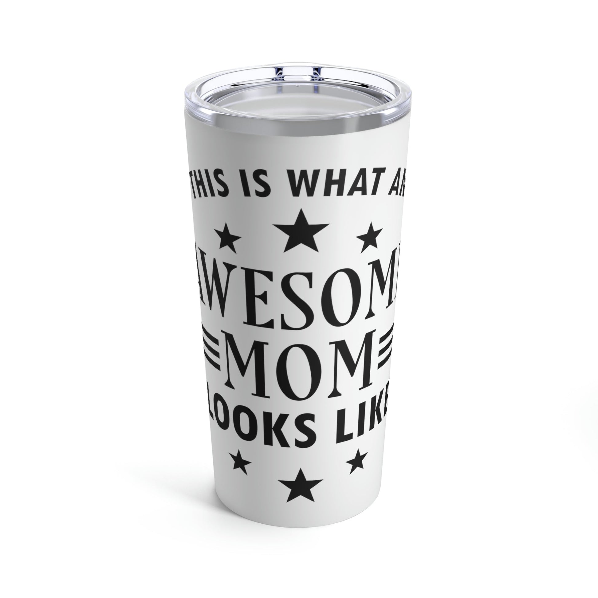 Awesome Mom Funny Slogan Sarcastic Quotes Stainless Steel Hot or Cold Vacuum Tumbler 20oz Ichaku [Perfect Gifts Selection]