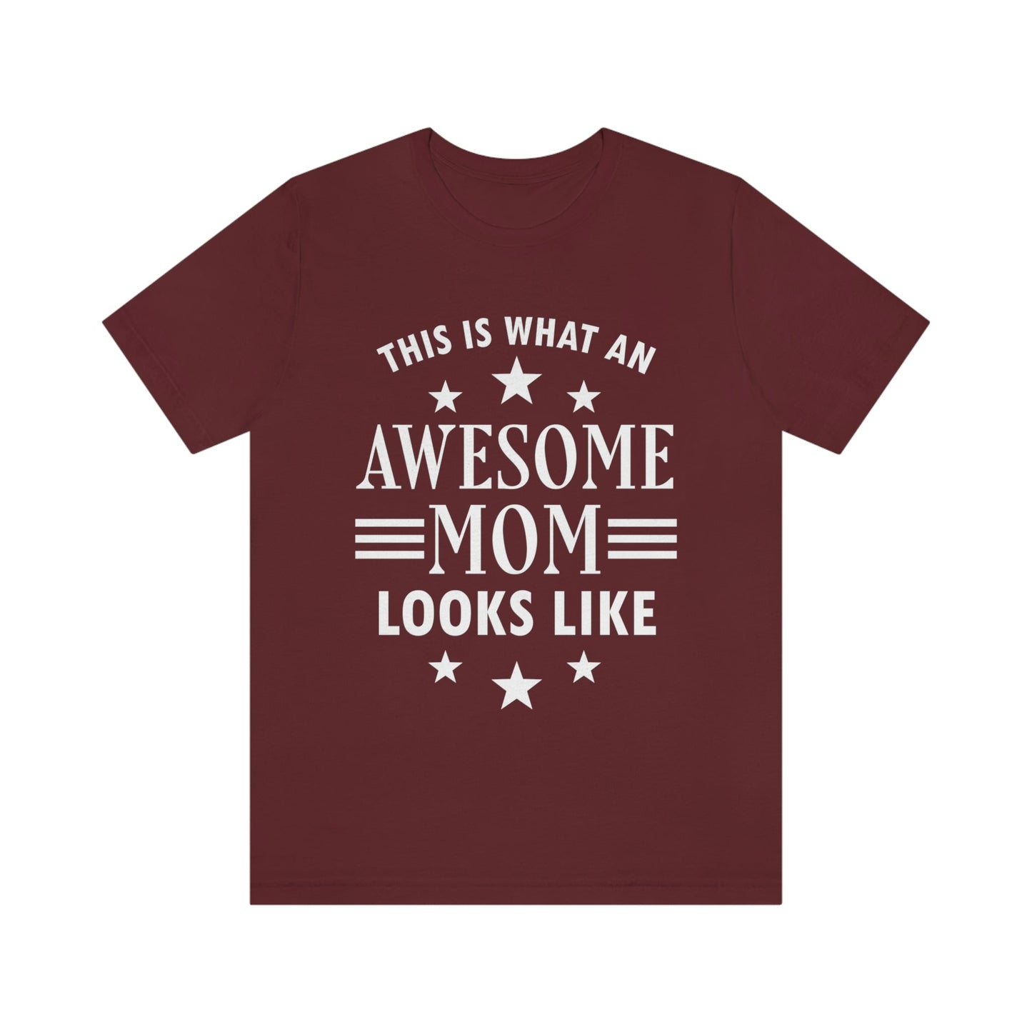 Awesome Mom Funny Slogan Sarcastic Quotes Unisex Jersey Short Sleeve T-Shirt Ichaku [Perfect Gifts Selection]