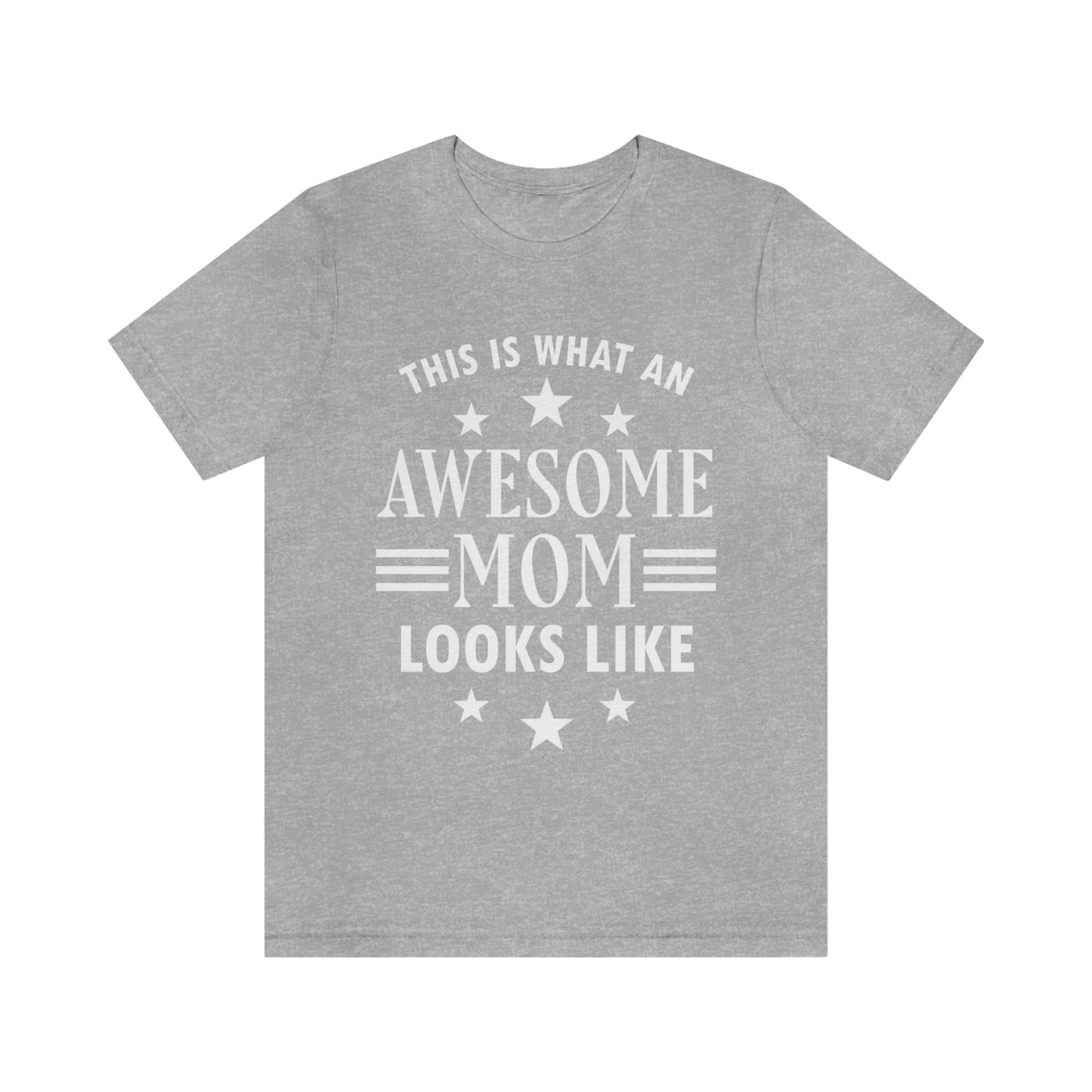 Awesome Mom Funny Slogan Sarcastic Quotes Unisex Jersey Short Sleeve T-Shirt Ichaku [Perfect Gifts Selection]