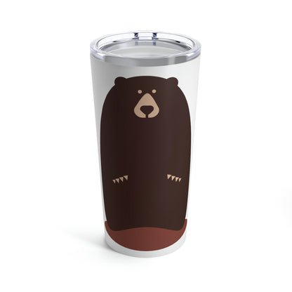Bear Lovers Animals Anime Cartoon Stainless Steel Hot or Cold Vacuum Tumbler 20oz Ichaku [Perfect Gifts Selection]