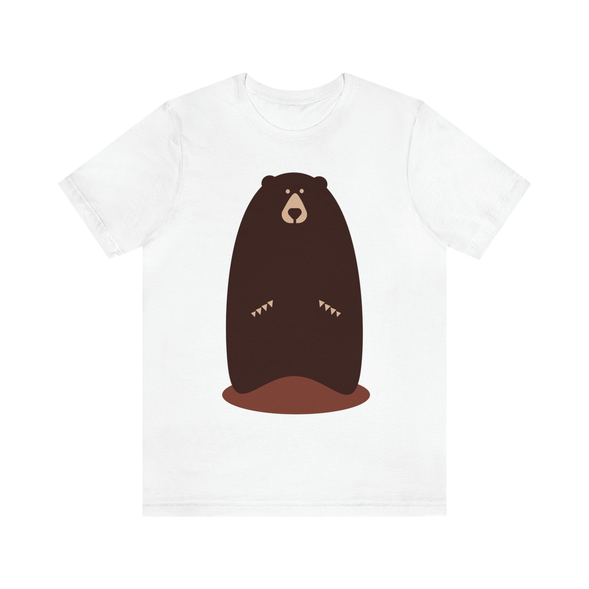 Bear Lovers Animals Anime Cartoon Unisex Jersey Short Sleeve T-Shirt Ichaku [Perfect Gifts Selection]